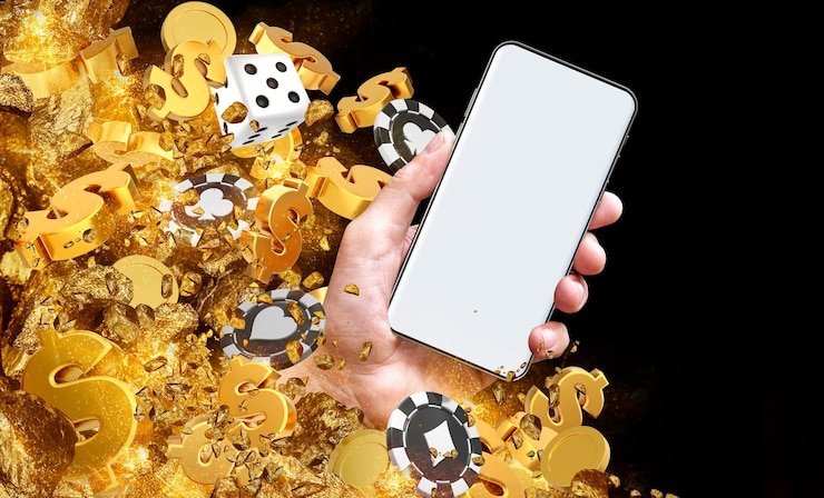 Pengguna mobile membaca pusat informasi
